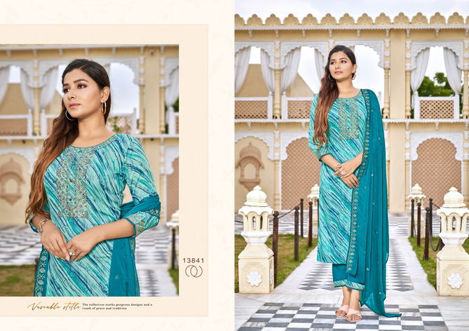 Zhansi Vol 3 By Kalaroop Printed Readymade Suits Catalog